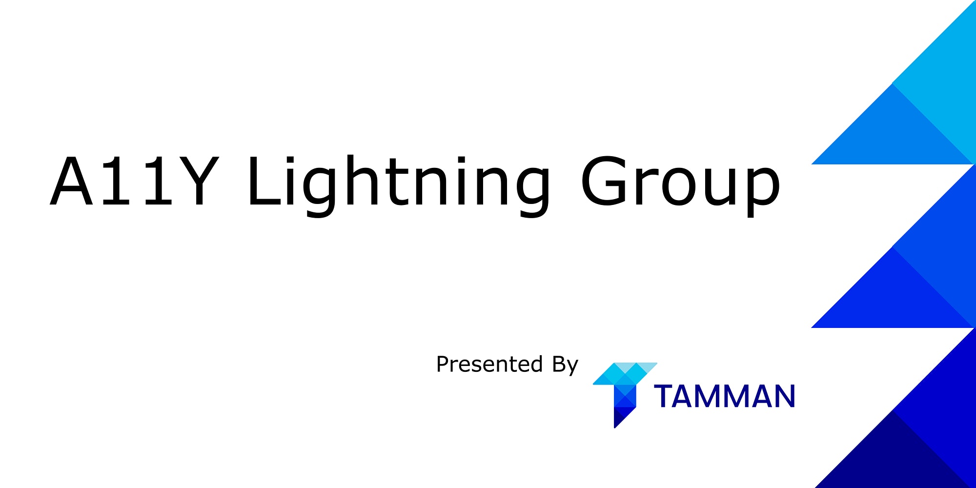 A11y Lightning Group: Evolutions Logo
