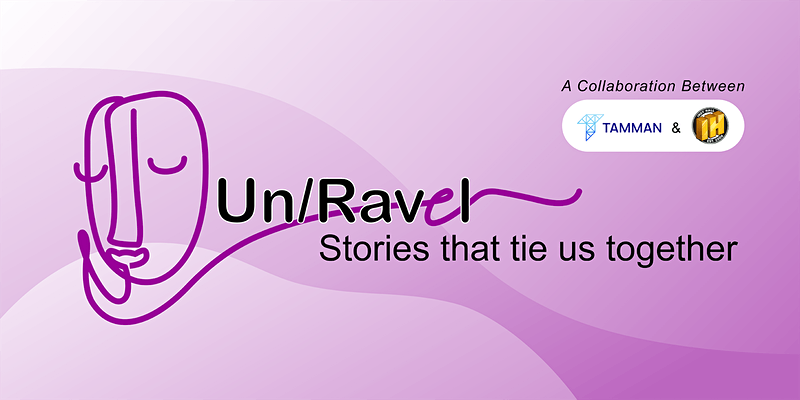 Logo for the Un/Ravel event series, a collaboration between Tamman Inc. and Indy Hall